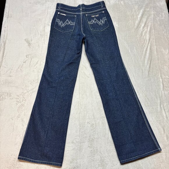 Vintage DRC Denim‎ Blue Jeans Mens 30x32 Embroidered Pockets 100% Cotton